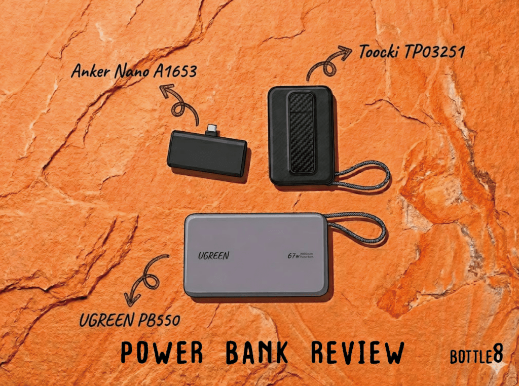 EDC powerbank review
anker nano A1653
Tocki TP03251
UGREEN PB550