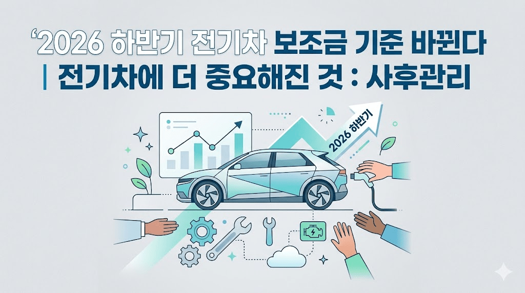 2026 하반기 전기차 보조금 개편|테슬라·수입 전기차에 더 중요해진 것 image